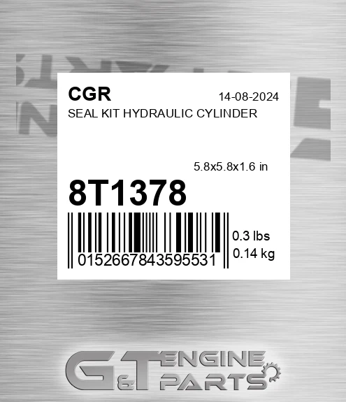8T1378 Seal Kit Hydraulic Cylinder for CGR