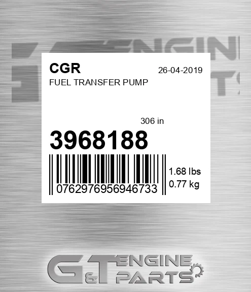 3968188 Fuel Transfer Pump