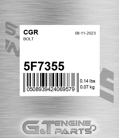 5F7355 Bolt