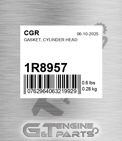 1R8957 Gasket, Cylinder Head for CGR