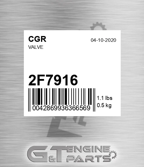 2F7916 Valve