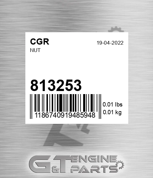 813253 Nut