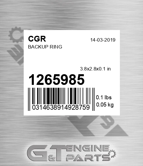 1265985 Backup Ring