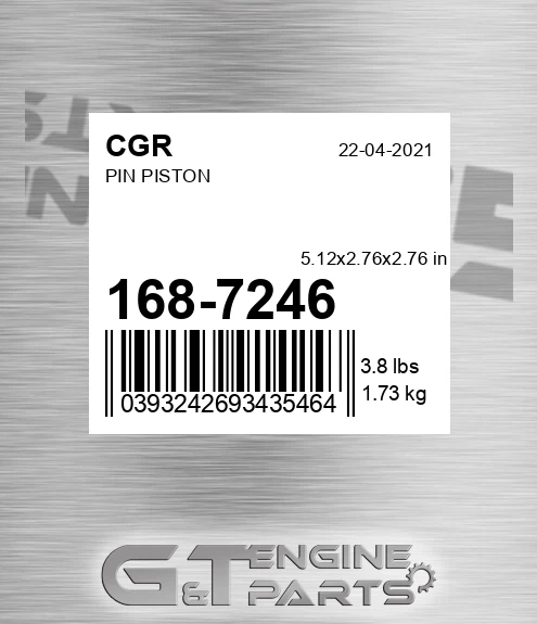 168-7246 Pin Piston for CGR