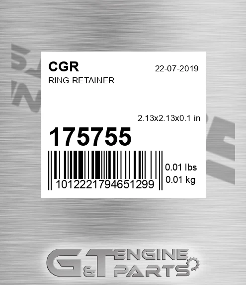 175755 CGR Ring Retainer