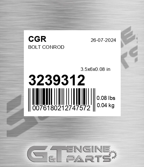 3239312 Bolt Conrod