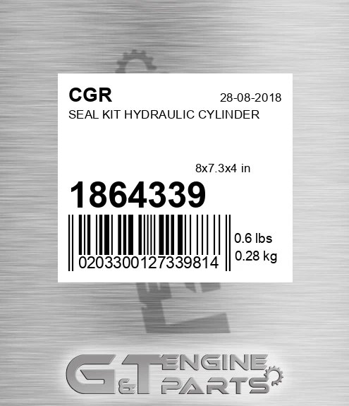 1864339 Seal Kit Hydraulic Cylinder
