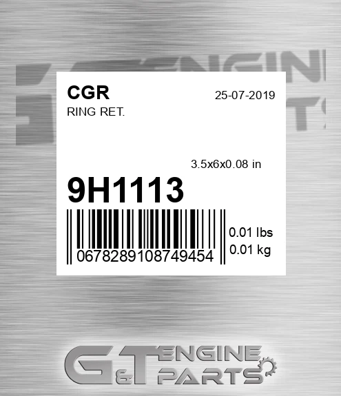 9H1113 Ring Ret.