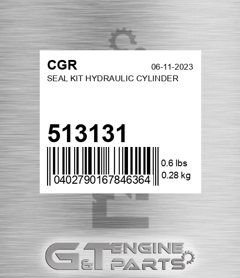 513131 CGR Seal Kit Hydraulic Cylinder