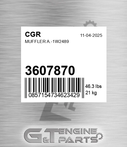 3607870 Muffler A.-1w2489