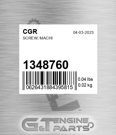 1348760 Screw, Machi