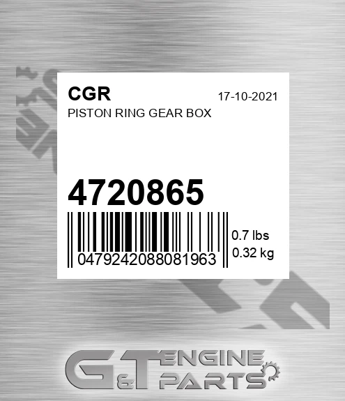 4720865 CGR Piston Ring Gear Box