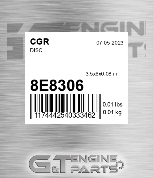 8E8306 CGR Disc