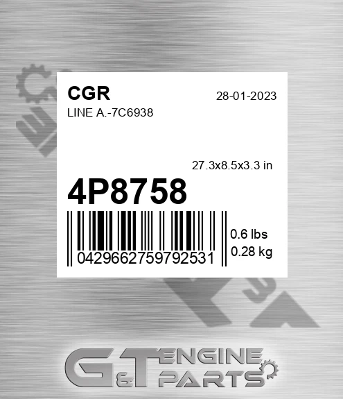 4P8758 Line A.-7c6938
