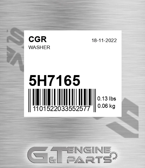 5H7165 Washer