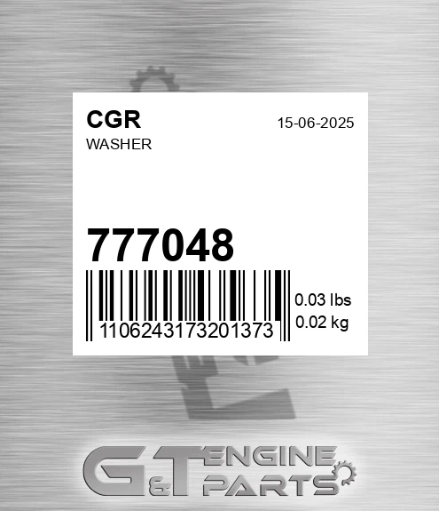 777048 Washer