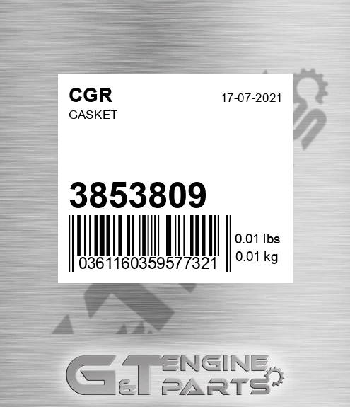 3853809 CGR Gasket