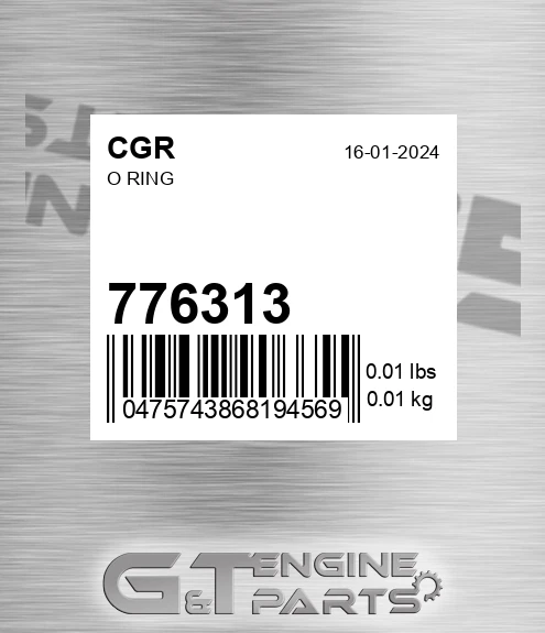776313 O Ring