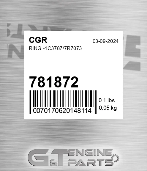 781872 CGR Ring -1c3787/7r7073