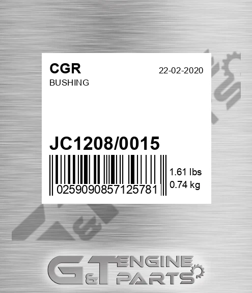 JC1208/0015 Bushing