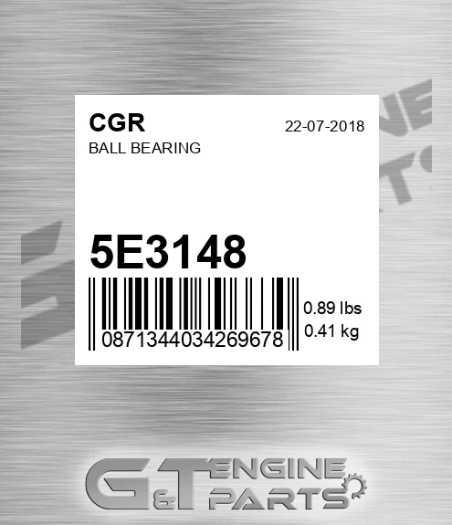 5E3148 CGR Ball Bearing