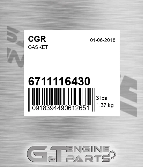 6711116430 Gasket