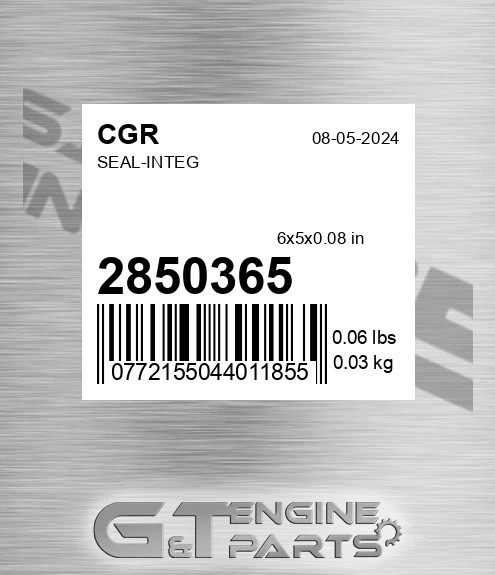 2850365 CGR Seal-integ