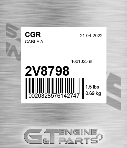 2V8798 Cable A