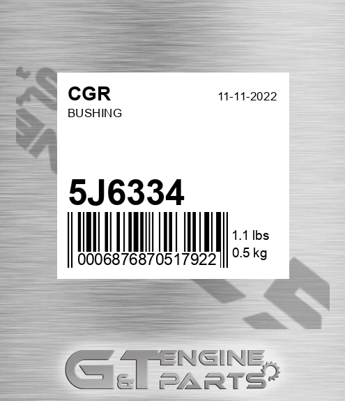 5J6334 CGR Bushing