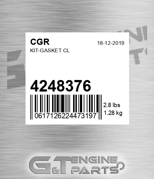 4248376 Kit-gasket Cl