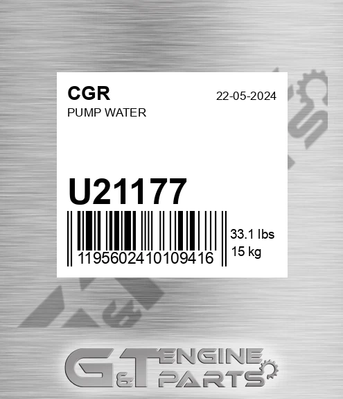 U21177 Pump Water