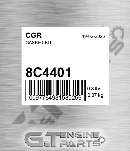 8C4401 CGR Gasket Kit