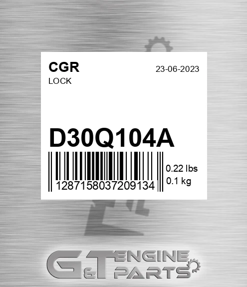 D30Q104A Lock