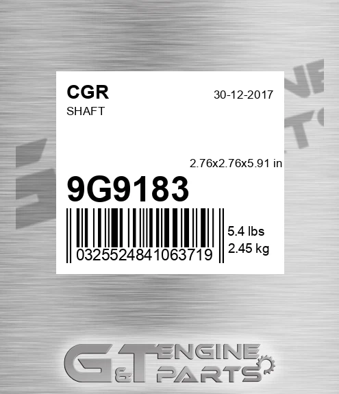9G9183 Shaft for CGR