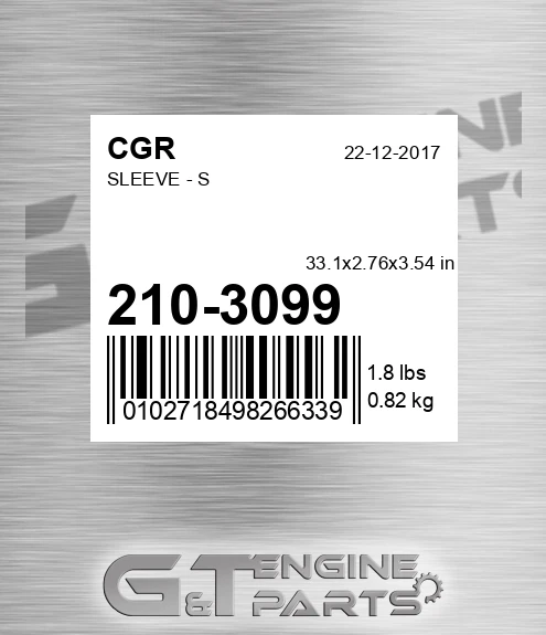 210-3099 Sleeve - S