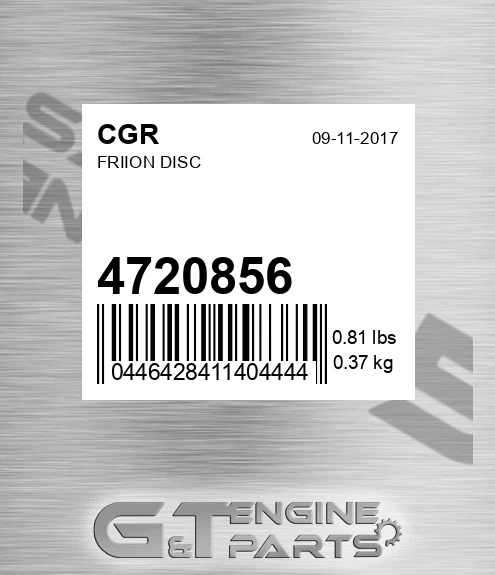 4720856 CGR Friion Disc