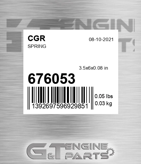 676053 CGR Spring