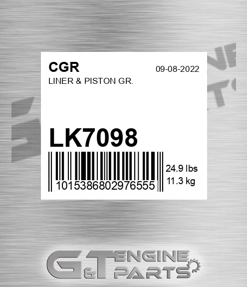 LK7098 Liner & Piston Gr.