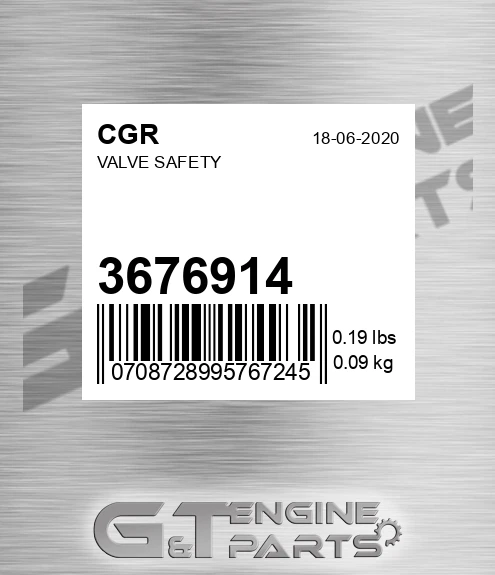 3676914 Valve Safety