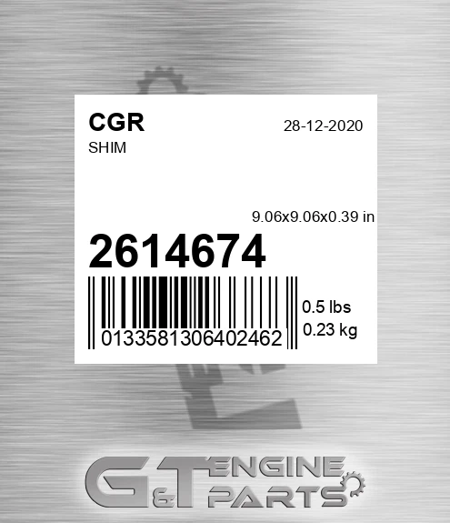 2614674 CGR Shim