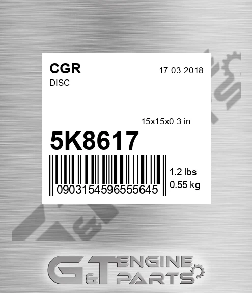 5K8617 Disc