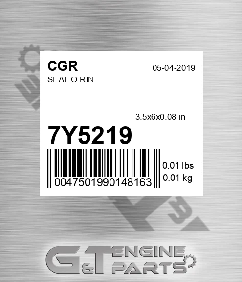 7Y5219 Seal O Rin