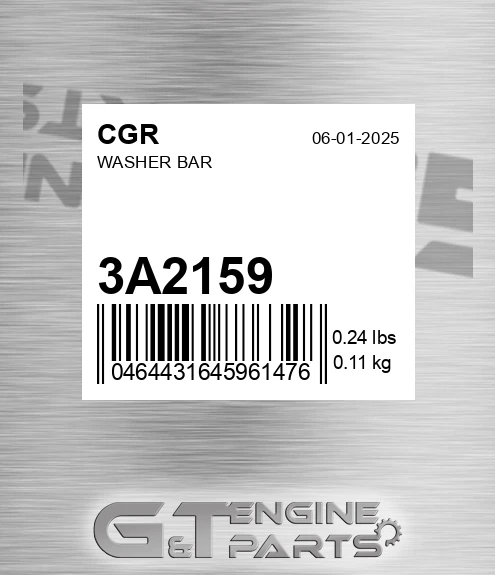 3A2159 CGR Washer Bar