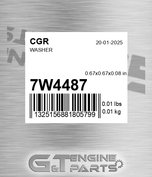 7W4487 CGR Washer
