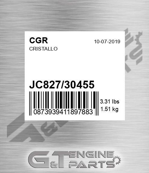 JC827/30455 Cristallo