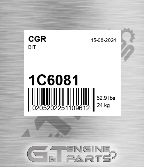 1C6081 CGR Bit
