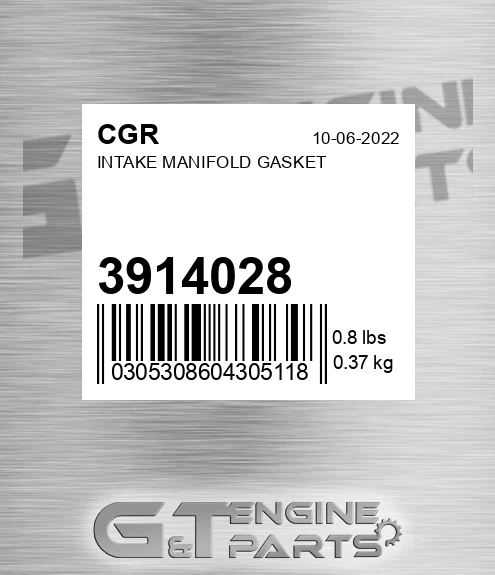 3914028 Intake Manifold Gasket
