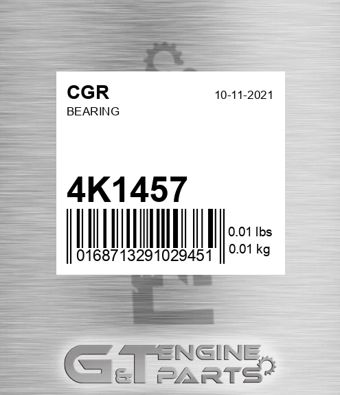 4K1457 CGR Bearing