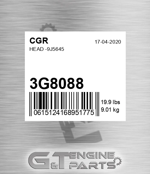 3G8088 CGR Head -9j5645