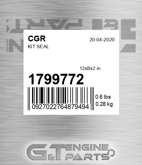 1799772 Kit Seal